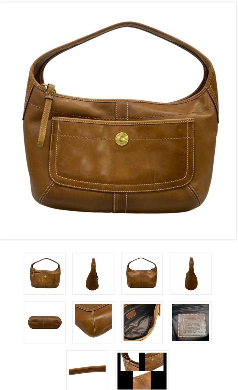 Coach Ergo Hobo shoulder bag in brown leather